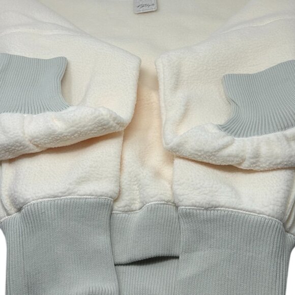 We The Free Cozy Camden Teddy Sweatshirt in Vanilla Ice Cream XL NWT - Picture 11 of 13